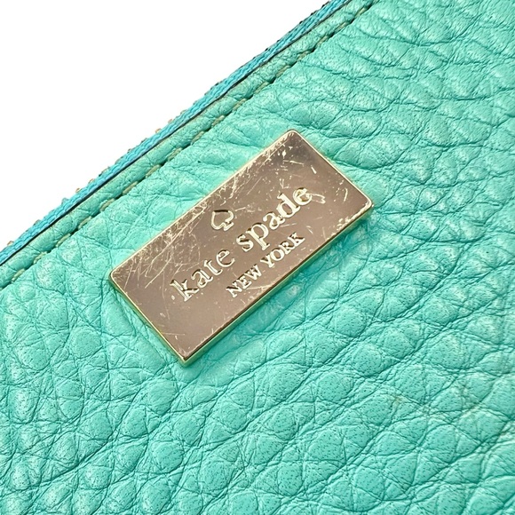 Kate Spade Turquoise Leather Wristlet - Picture 4 of 7